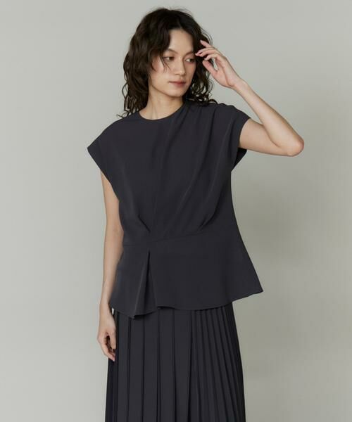 INED / イネド シャツ・ブラウス | アシンメトリーフレンチスリーブブラウス | 詳細12