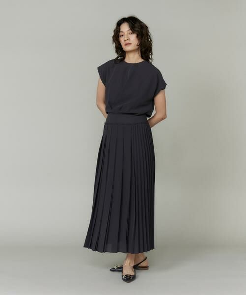 INED / イネド シャツ・ブラウス | アシンメトリーフレンチスリーブブラウス | 詳細2