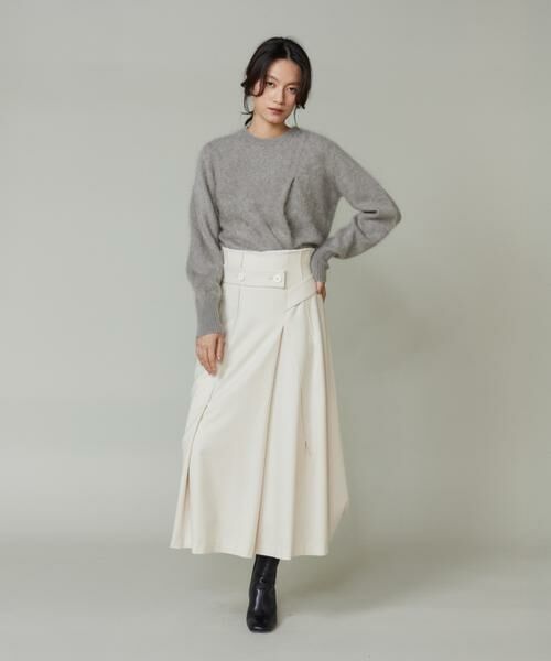 INED / イネド ニット・セーター | 《大きいサイズ》カシミヤタックプルオーバー | 詳細8