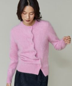 INED / イネド カーディガン・ボレロ | 《大きいサイズ》カシミヤアシンメトリーカーディガン