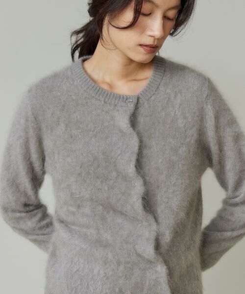 INED / イネド カーディガン・ボレロ | 《大きいサイズ》カシミヤアシンメトリーカーディガン | 詳細14