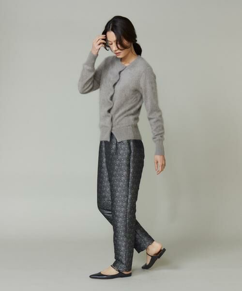 INED / イネド カーディガン・ボレロ | 《大きいサイズ》カシミヤアシンメトリーカーディガン | 詳細3