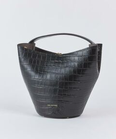 INED / イネド ハンドバッグ | LILY CROC embossed leather 2way ハンドバッグ《FEEL AND TASTE》