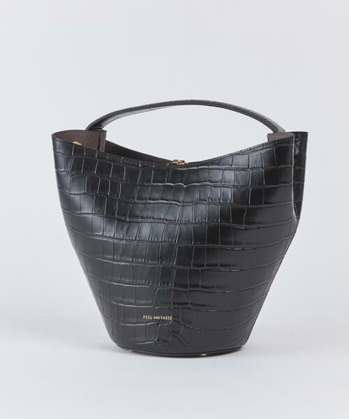 INED / イネド ハンドバッグ | LILY CROC embossed leather 2way ハンドバッグ《FEEL AND TASTE》 | 詳細1