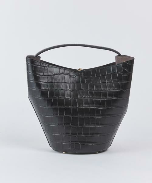 INED / イネド ハンドバッグ | LILY CROC embossed leather 2way ハンドバッグ《FEEL AND TASTE》 | 詳細3