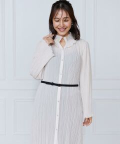 INED / イネド シャツ・ブラウス | プリーツロングブラウス