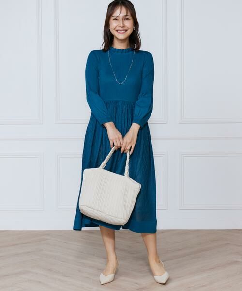 INED / イネド ハンドバッグ | バンピーストライプバッグ | 詳細3