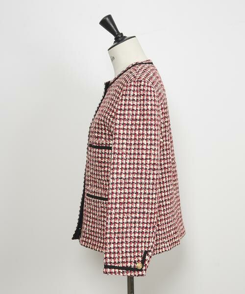 INED / イネド ノーカラージャケット | 《大きいサイズ》LINTONツイードジャケット《la veille by SUPERIOR CLOSET》 | 詳細2
