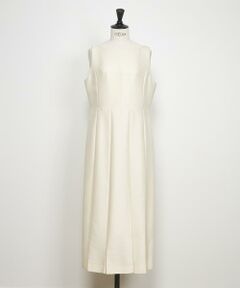 INED / イネド ロング・マキシ丈ワンピース | 《大きいサイズ》シルクウールロングワンピース《la veille by SUPERIOR CLOSET》