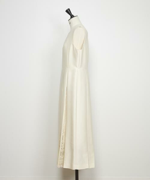 INED / イネド ロング・マキシ丈ワンピース | 《大きいサイズ》シルクウールロングワンピース《la veille by SUPERIOR CLOSET》 | 詳細3