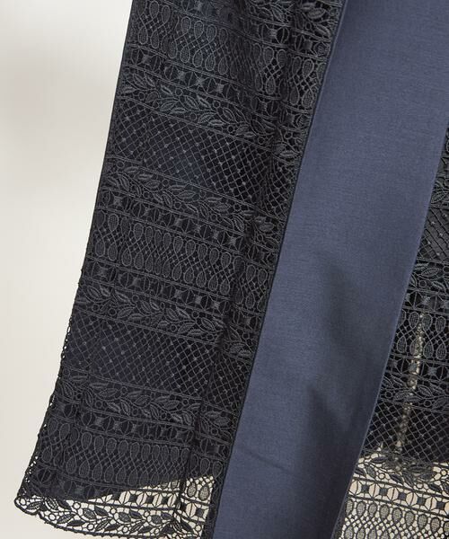 INED / イネド ロング・マキシ丈ワンピース | 《大きいサイズ》シルクウールロングワンピース《la veille by SUPERIOR CLOSET》 | 詳細9