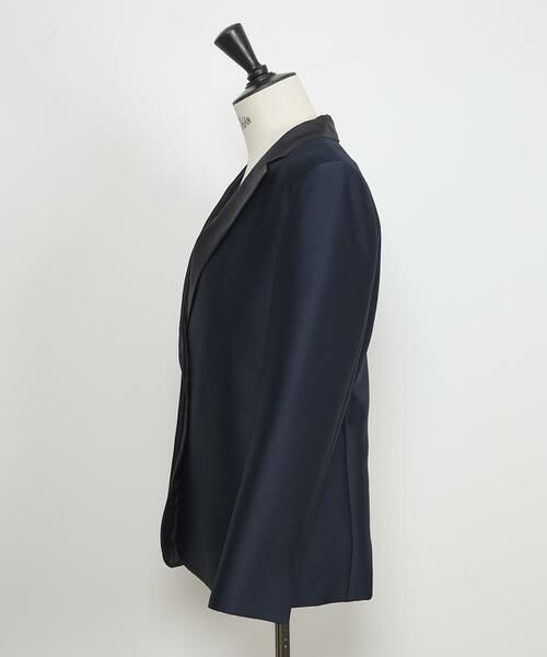 INED / イネド テーラードジャケット | 《大きいサイズ》シルクウール替衿タキシードジャケット《la veille by SUPERIOR CLOSET》 | 詳細6