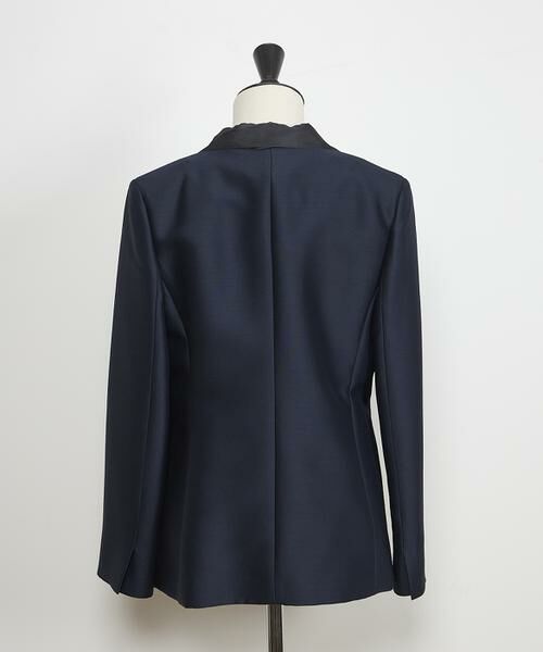 INED / イネド テーラードジャケット | 《大きいサイズ》シルクウール替衿タキシードジャケット《la veille by SUPERIOR CLOSET》 | 詳細7