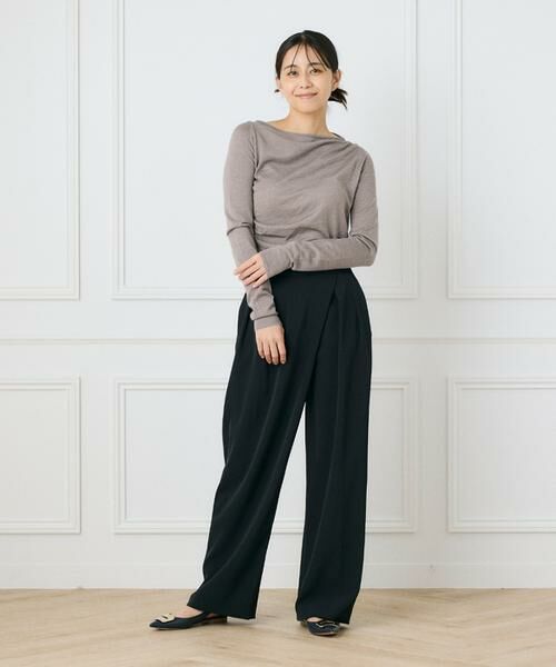 INED / イネド その他パンツ | 《大きいサイズ》ラップパンツ《la veille by SUPERIOR CLOSET》 | 詳細12