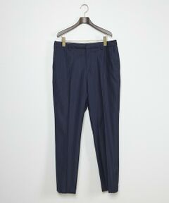 INED / イネド スラックス・ドレスパンツ | 《大きいサイズ》シルクウールテーパードパンツ《Loro Piana》