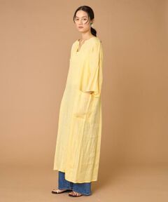 INED / イネド ミニ丈・ひざ丈ワンピース | TICCA リネン半袖ワンピース TBBS-313