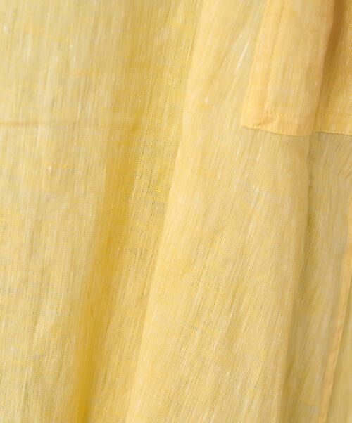 INED / イネド ミニ丈・ひざ丈ワンピース | TICCA リネン半袖ワンピース TBBS-313 | 詳細13