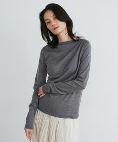 INED / イネド ニット・セーター | 《大きいサイズ》ウールシルクカシミヤドレープニット《la veille by SUPERIOR CLOSET》