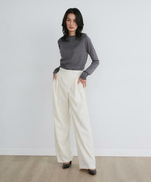 INED / イネド ニット・セーター | 《大きいサイズ》ウールシルクカシミヤドレープニット《la veille by SUPERIOR CLOSET》 | 詳細4