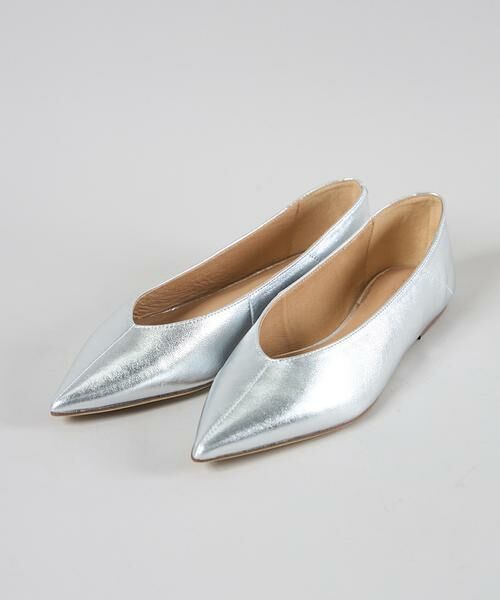 INED / イネド フラットシューズ | フラットシューズ Joop 《TONY BIANCO》（シルバー）