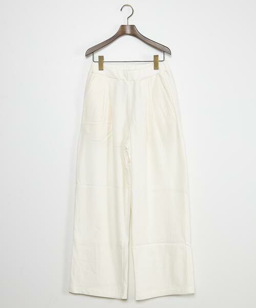 INED / イネド その他パンツ | TICCA ウラケタックワイドパンツ TBDA-272（オフホワイト1）