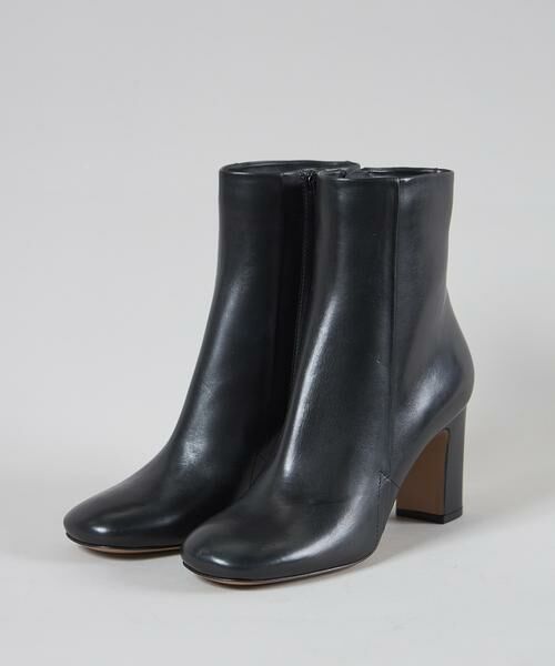 INED / イネド フラットシューズ | ソフトショートブーツ《PELLICO / ペリーコ》（ブラック）