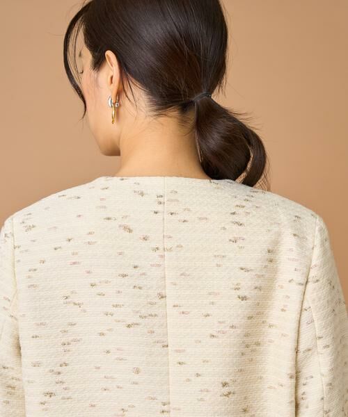 INED / イネド ノーカラージャケット | ノーカラーツイードジャケット《LINTON》 | 詳細13