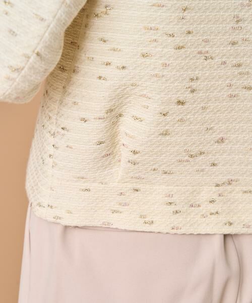 INED / イネド ノーカラージャケット | ノーカラーツイードジャケット《LINTON》 | 詳細14