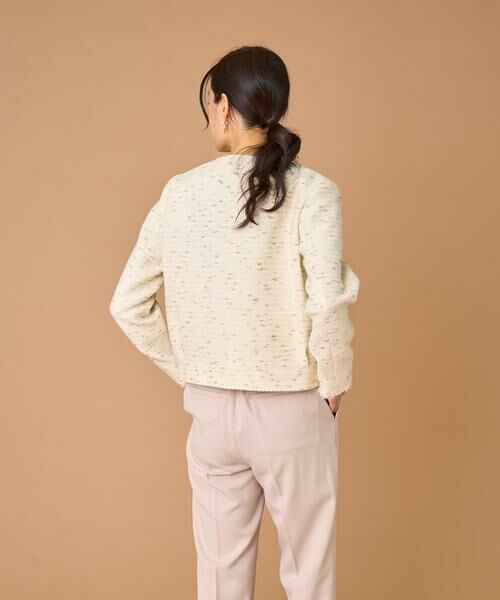 INED / イネド ノーカラージャケット | ノーカラーツイードジャケット《LINTON》 | 詳細5