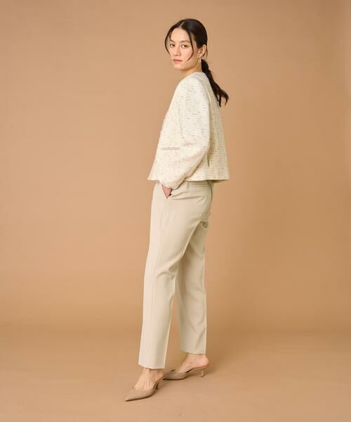 INED / イネド ノーカラージャケット | ノーカラーツイードジャケット《LINTON》 | 詳細7