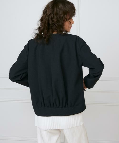 INED / イネド ブルゾン | 《大きいサイズ》フロントジップブルゾン《la veille by SUPERIOR CLOSET》 | 詳細10