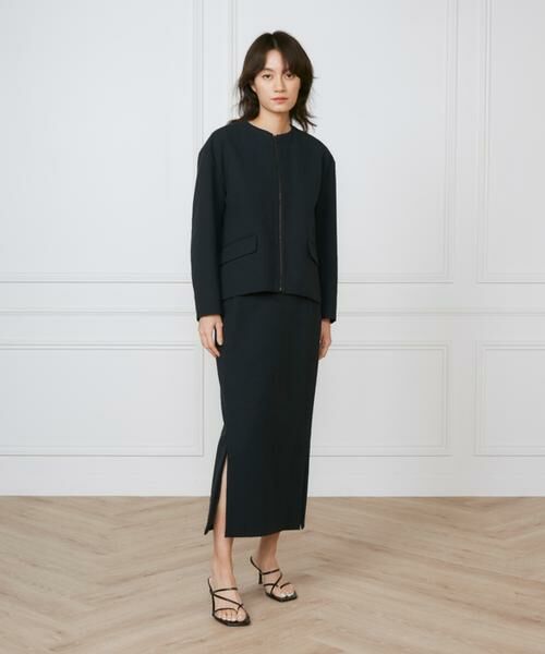 INED / イネド ブルゾン | 《大きいサイズ》フロントジップブルゾン《la veille by SUPERIOR CLOSET》 | 詳細4