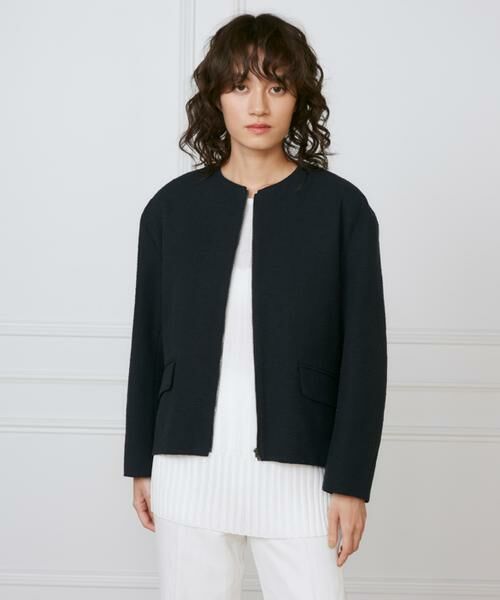 INED / イネド ブルゾン | 《大きいサイズ》フロントジップブルゾン《la veille by SUPERIOR CLOSET》 | 詳細8