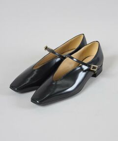 INED / イネド フラットシューズ | Vカットメリージェーンパンプス《FABIO RUSCONI / ファビオルスコーニ》