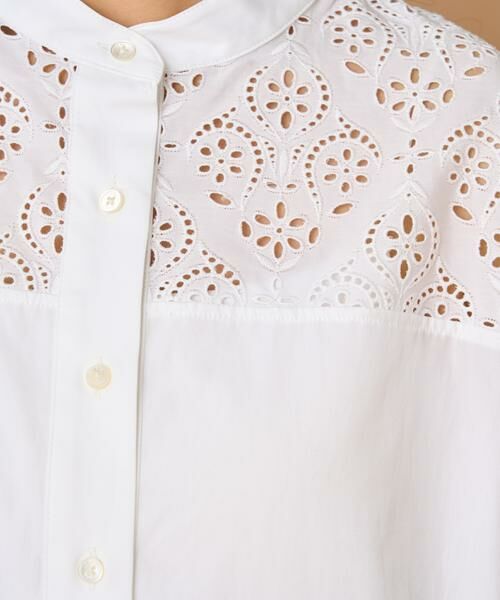 INED / イネド ミニ丈・ひざ丈ワンピース | TICCA レースハーフスリーブシャツワンピース TBES-102 | 詳細14