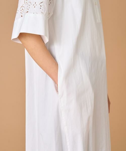 INED / イネド ミニ丈・ひざ丈ワンピース | TICCA レースハーフスリーブシャツワンピース TBES-102 | 詳細15