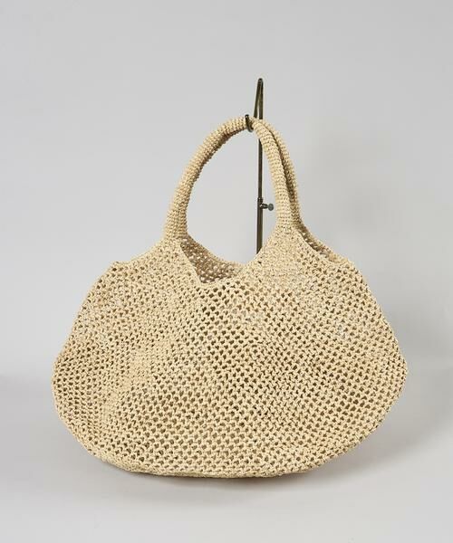 INED / イネド ショルダーバッグ | ラフィアバッグ《Sans Arcidet サンアルシデ》（ベージュ2）