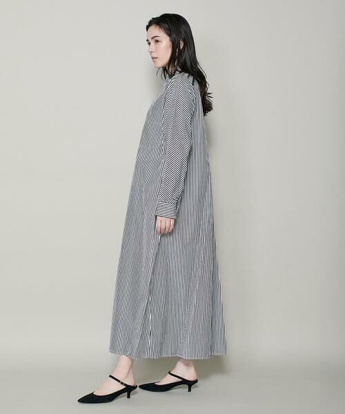 INED / イネド ミニ丈・ひざ丈ワンピース | TICCA テントシャツワンピース TBEA-105 | 詳細3