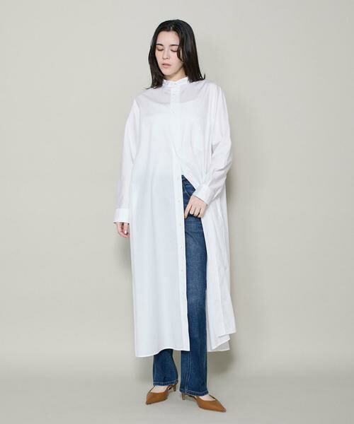 INED / イネド ミニ丈・ひざ丈ワンピース | TICCA テントシャツワンピース TBEA-105 | 詳細5