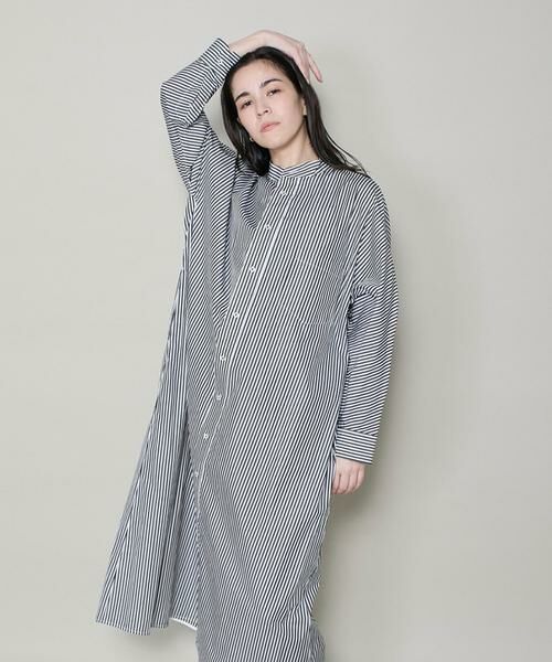 INED / イネド ミニ丈・ひざ丈ワンピース | TICCA テントシャツワンピース TBEA-105 | 詳細9