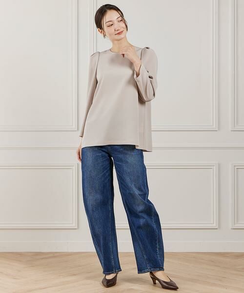 INED / イネド シャツ・ブラウス | 《大きいサイズ》袖タックブラウス | 詳細4