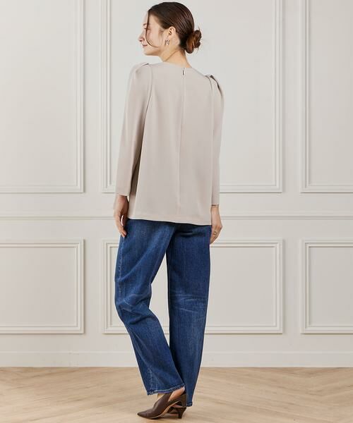 INED / イネド シャツ・ブラウス | 《大きいサイズ》袖タックブラウス | 詳細6