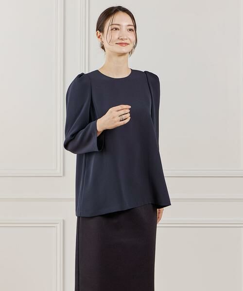 INED / イネド シャツ・ブラウス | 《大きいサイズ》袖タックブラウス | 詳細8