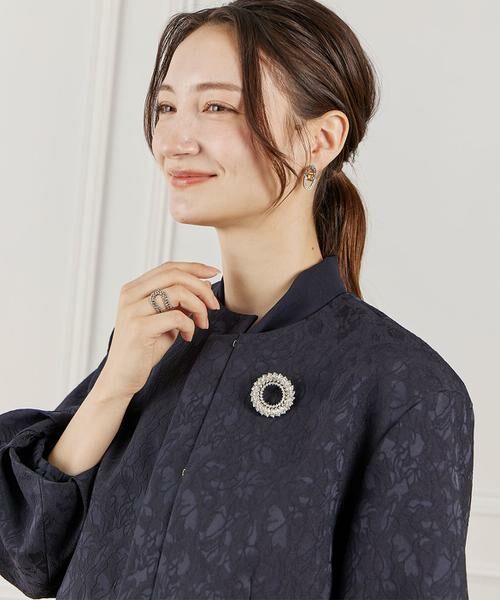 INED / イネド ブローチ・コサージュ | サークルビジューブローチ | 詳細4