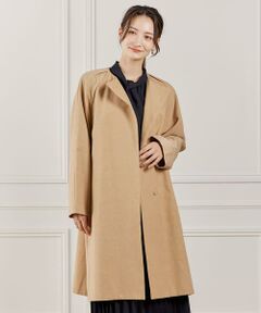 INED / イネド その他アウター | 《大きいサイズ》ノーカラーコート