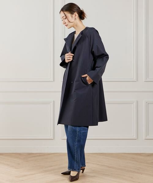 INED / イネド その他アウター | 《大きいサイズ》ノーカラーコート | 詳細11
