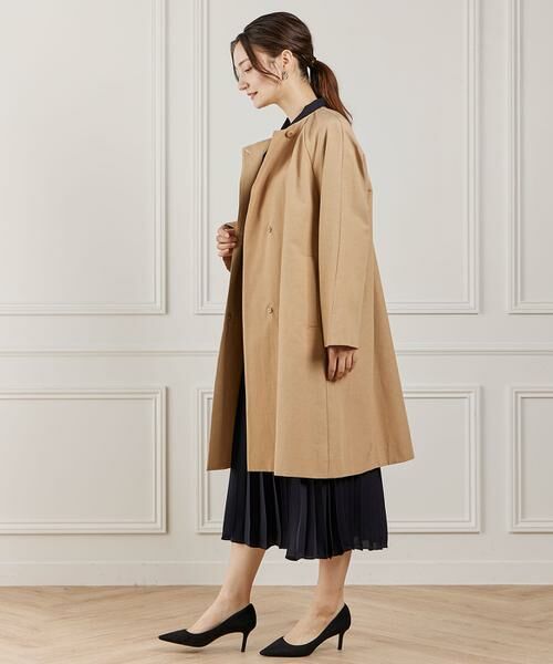 INED / イネド その他アウター | 《大きいサイズ》ノーカラーコート | 詳細6