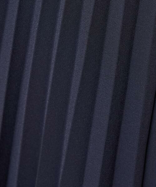 INED / イネド ミニ丈・ひざ丈ワンピース | 《大きいサイズ》ボウタイ付きプリーツワンピース | 詳細12