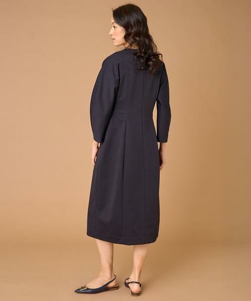 INED / イネド ミニ丈・ひざ丈ワンピース | 《大きいサイズ》キーネックワンピース | 詳細6