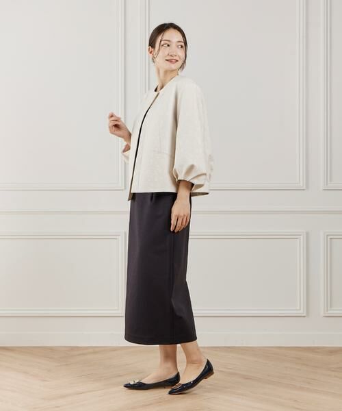 INED / イネド ノーカラージャケット | ジャガードノーカラージャケット | 詳細10